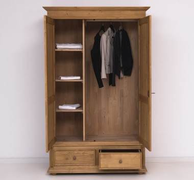 Wardrobe with 2 doors and 2 drawers - PS105