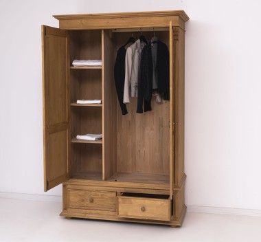 Wardrobe with 2 doors and 2 drawers - PS105
