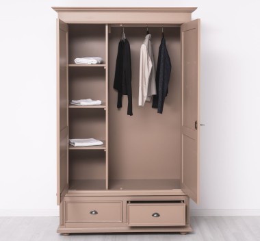 Wardrobe with 2 doors and 2 drawers - PS105