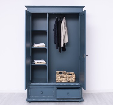 Wardrobe with 2 doors and 2 drawers - PS105