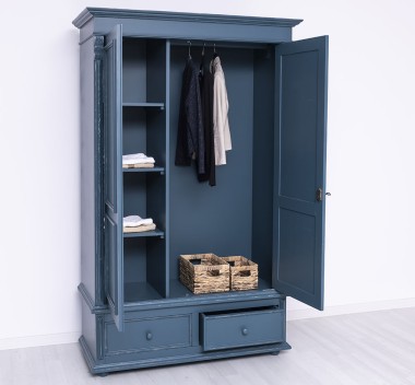 Wardrobe with 2 doors and 2 drawers - PS105
