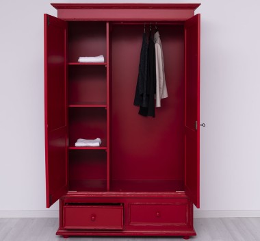 Wardrobe with 2 doors and 2 drawers - PS105