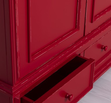 Wardrobe with 2 doors and 2 drawers - PS105