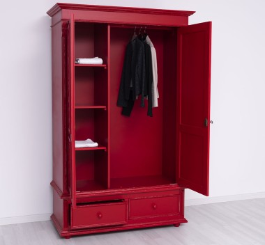 Wardrobe with 2 doors and 2 drawers - PS105