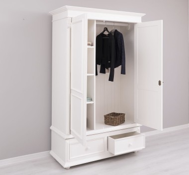 Wardrobe with 2 doors and 2 drawers - PS105