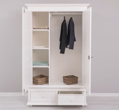 Wardrobe with 2 doors and 2 drawers - PS105