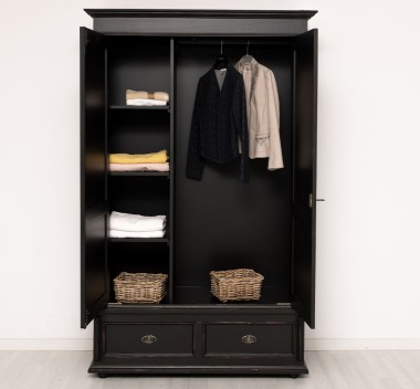 Wardrobe with 2 doors and 2 drawers - PS105