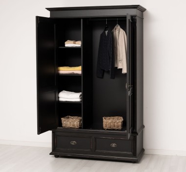 Wardrobe with 2 doors and 2 drawers - PS105