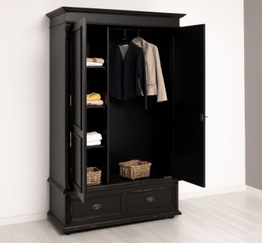 Wardrobe with 2 doors and 2 drawers - PS105