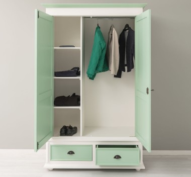 Wardrobe with 2 doors and 2 drawers - PS105