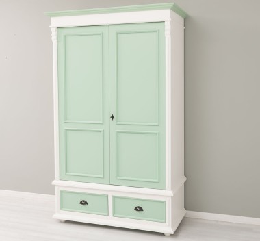 Wardrobe with 2 doors and 2 drawers - PS105