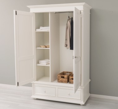 Wardrobe with 2 doors and 2 drawers - PS105