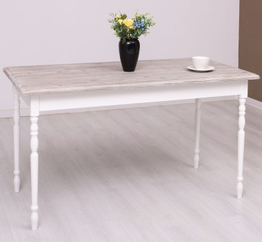 Table with turned legs, dim. 140x70x78 - PS660-140