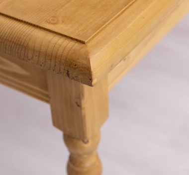 Table with turned legs, dim. 140x70x78 - PS660-140