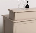 Bar cu 4 sertare, 4 compartimente deschise