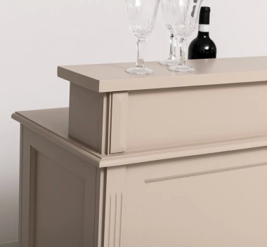 Bar cu 4 sertare, 4 compartimente deschise - PS578