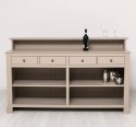 Bar cu 4 sertare, 4 compartimente deschise