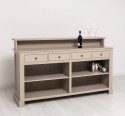 Bar cu 4 sertare, 4 compartimente deschise