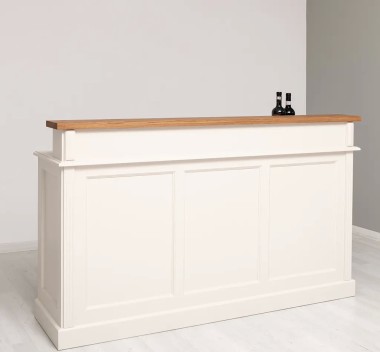 Bar cu 4 sertare, 4 compartimente deschise, blat stejar - PS578-TOP OAK