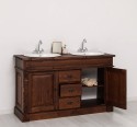 Bathroom cabinet for 2 sink, ornate - sink are not included in the price