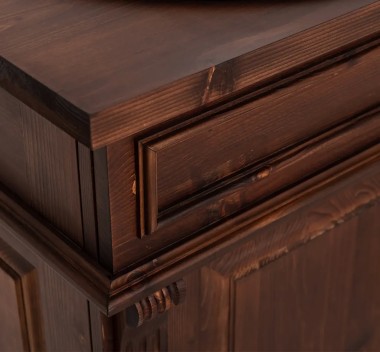 Bathroom cabinet for 2 sink, ornate - sink are not included in the price - PS4001