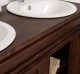 Bathroom cabinet for 2 sink, ornate - sink are not included in the price