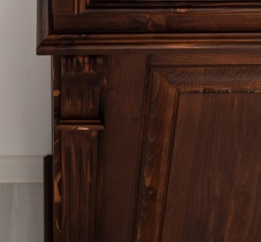 Bathroom cabinet for 2 sink, ornate - sink are not included in the price - PS4001