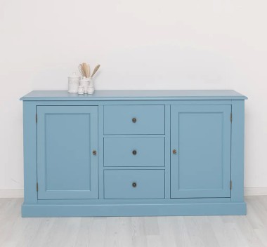 Buffet with 2 doors, 3 drawers, BAS - PS370BAS