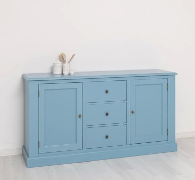 Buffet with 2 doors, 3 drawers, BAS - PS370BAS