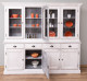 Kitchen showcase with 4 doors and 4 drawers BAS + 4 doors SUP glass - Ext._P080 / Int._P065