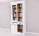 Wardrobe with 2 doors, 2 BAS drawers + 2 SUP glass doors - Ext._P030++P004A / Int._P001 - Triple Col