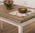 Table with oak top, dim. 140x70x78 - Top_P066 - Corp_P004 - DOUBLE COLOR