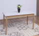 Table with oak top, dim. 140x70x78 - Top_P080 - Corp_P001 - DOUBLE COLOR