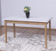 Table with oak top, dim. 140x70x78 - Top_P080 - Corp_P001 - DOUBLE COLOR