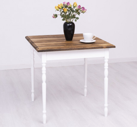 Table with turned legs,...