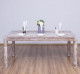 Dining room table Cube collection 180x90 - Color_P071 - DEEP BRUSHED