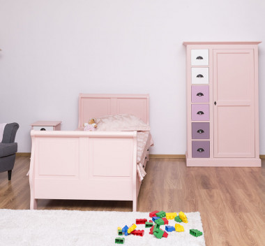 Bedroom furniture set - Corp_P043 - Color Drawers_P004 - DOUBLE COLOR