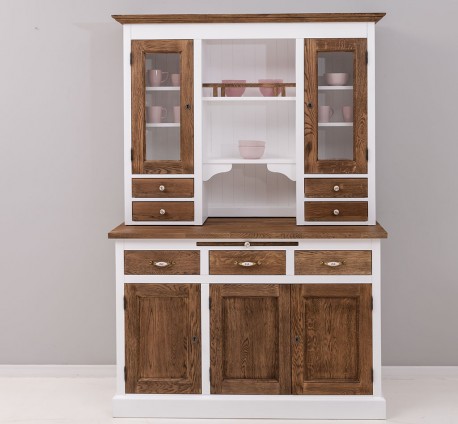 Kitchen sideboard 3 doors, 3 drawers BAS + 2 doors, 4 drawrs SUP, oak