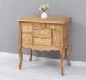 Console with curved legs and 7 multicolored drawers - Color_P093 - WAX