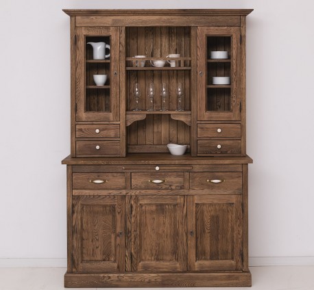 Kitchen sideboard 3 doors, 3 drawers BAS + 2 doors, 4 drawrs SUP, oak - OPS232BAS+SUP