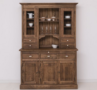 Kitchen sideboard 3 doors, 3 drawers BAS + 2 doors, 4 drawrs SUP, oak - OPS232BAS+SUP
