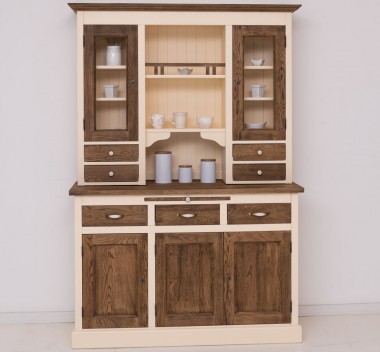 Kitchen sideboard 3 doors, 3 drawers BAS + 2 doors, 4 drawrs SUP, oak - OPS232BAS+SUP