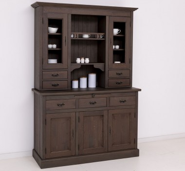 Kitchen sideboard 3 doors, 3 drawers BAS + 2 doors, 4 drawrs SUP, oak - OPS232BAS+SUP