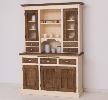 Kitchen sideboard 3 doors, 3 drawers BAS + 2 doors, 4 drawrs SUP, oak - OPS232BAS+SUP