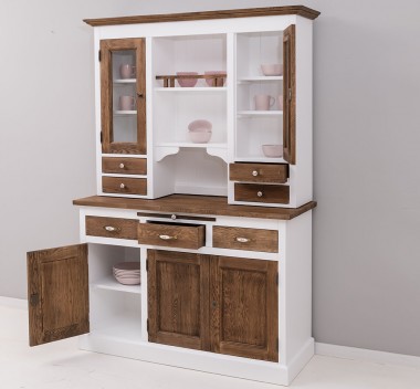 Kitchen sideboard 3 doors, 3 drawers BAS + 2 doors, 4 drawrs SUP, oak - OPS232BAS+SUP