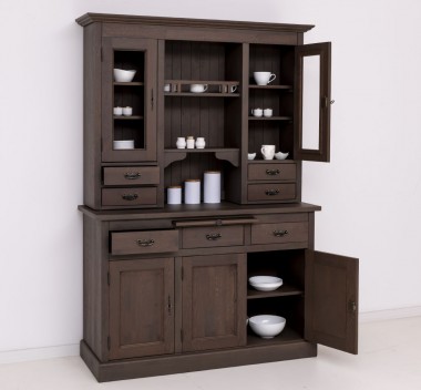 Kitchen sideboard 3 doors, 3 drawers BAS + 2 doors, 4 drawrs SUP, oak - OPS232BAS+SUP