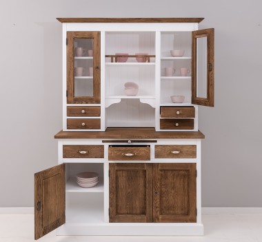 Kitchen sideboard 3 doors, 3 drawers BAS + 2 doors, 4 drawrs SUP, oak - OPS232BAS+SUP