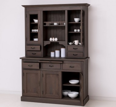 Kitchen sideboard 3 doors, 3 drawers BAS + 2 doors, 4 drawrs SUP, oak - OPS232BAS+SUP