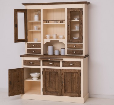 Kitchen sideboard 3 doors, 3 drawers BAS + 2 doors, 4 drawrs SUP, oak - OPS232BAS+SUP