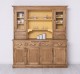 4-door sideboard, 4 drawers + 2 glass doors BAS, 4 drawers, open space SUP - DOUBLE COLORED